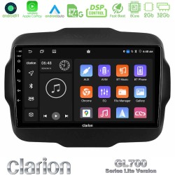 Clarion GL700 Lite Series 8Core Android11 2+32GB Jeep Renegade 2015-2019 Navigation Multimedia Tablet 9" Με Carplay & Android Auto Clarion GL700 Lite Series 8Core Android11 2+32GB Jeep Renegade 2015-2019 Navigation Multimedia Tablet 9" Με Carplay & Android Auto