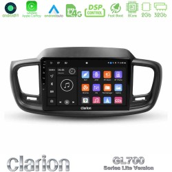 Clarion GL700 Lite Series 8Core Android11 2+32GB Kia Sorento 2018-2021 Navigation Multimedia Tablet 9" Με Carplay & Android Auto