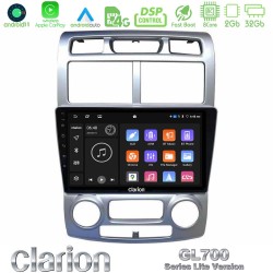 Clarion GL700 Lite Series 8Core Android11 2+32GB Kia Sportage 2005-2008 Navigation Multimedia Tablet 9"" Με Carplay & Android Auto