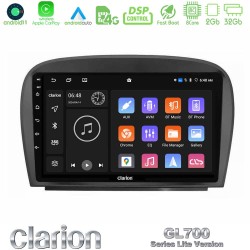 Clarion GL700 Lite Series 8Core Android11 2+32GB Mercedes SL Class 2005-2011 Navigation Multimedia Tablet 9" Με Carplay & Android Auto