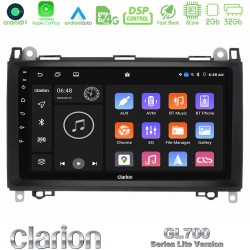 Clarion GL700 Lite Series 8Core Android11 2+32GB Mercedes A/B/Vito/Sprinter Class Navigation Multimedia Tablet 9" Με Carplay & Android Auto