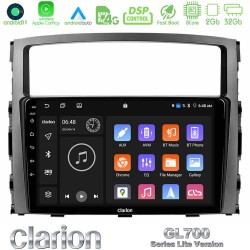 Clarion GL700 Lite Series 8Core Android11 2+32GB Mitsubishi Pajero 2008-2009 Navigation Multimedia Tablet 9" Με Carplay & Android Auto