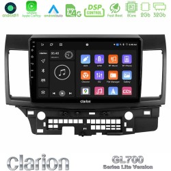 Clarion GL700 Lite Series 8Core Android11 2+32GB Mitsubishi Lancer 2008 – 2015 Navigation Multimedia Tablet 10" Με Carplay & Android Auto