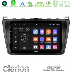 Clarion GL700 Lite Series 8Core Android11 2+32GB Mazda 6 2008-2012 Navigation Multimedia Tablet 9" Με Carplay & Android Auto
