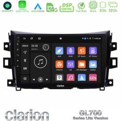 Clarion GL700 Lite Series 8Core Android11 2+32GB Nissan Navara NP300 Navigation Multimedia Tablet 9" Με Carplay & Android Auto Clarion GL700 Lite Series 8Core Android11 2+32GB Nissan Navara NP300 Navigation Multimedia Tablet 9" Με Carplay & Android Auto