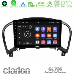 Clarion GL700 Lite Series 8Core Android11 2+32GB Nissan Juke Navigation Multimedia Tablet 9" Με Carplay & Android Auto Clarion GL700 Lite Series 8Core Android11 2+32GB Nissan Juke Navigation Multimedia Tablet 9" Με Carplay & Android Auto