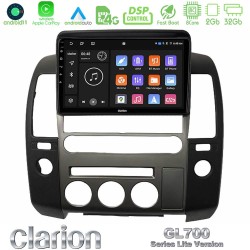 Clarion GL700 Lite Series 8Core Android11 2+32GB  Nissan Navara D40 2006-2012 (με εργ.οθόνη) Navigation Multimedia Tablet 9" Με Carplay & Android Auto