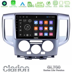 Clarion GL700 Lite Series 8Core Android11 2+32GB Nissan NV200 Navigation Multimedia Tablet 9" Με Carplay & Android Auto