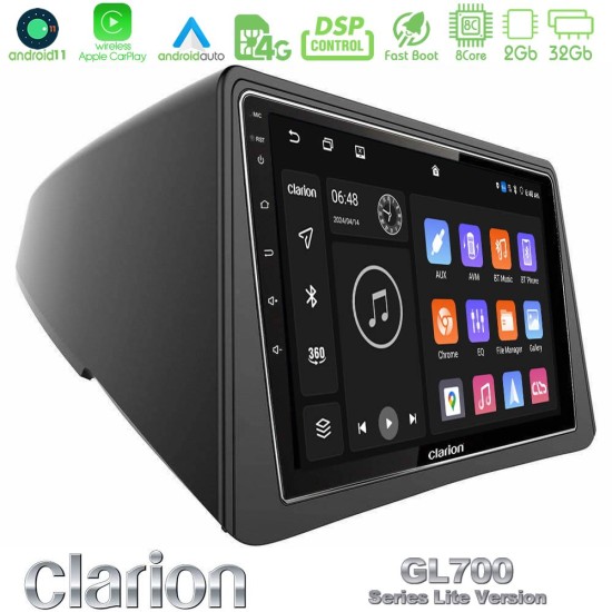Clarion GL700 Lite Series 8Core Android11 2+32GB Opel Mokka Navigation Multimedia Tablet 9" Με Carplay & Android Auto Clarion GL700 Lite Series 8Core Android11 2+32GB Opel Mokka Navigation Multimedia Tablet 9" Με Carplay & Android Auto