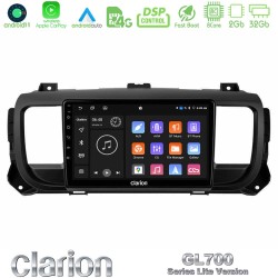 Clarion GL700 Lite Series 8Core Android11 2+32GB Citroen/Peugeot/Opel/Toyota Navigation Multimedia Tablet 9" Με Carplay & Android Auto