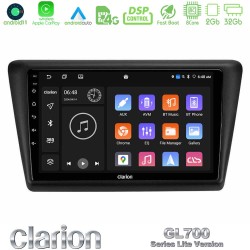 Clarion GL700 Lite Series 8Core Android11 2+32GB Skoda Rapid 2013-2017 Navigation Multimedia Tablet 9" Με Carplay & Android Auto