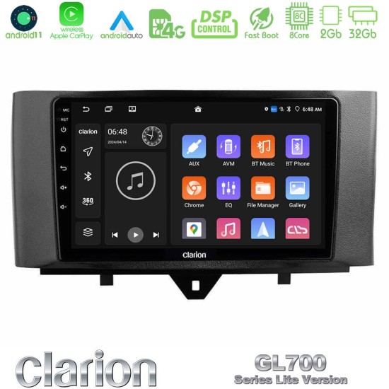 Clarion GL700 Lite Series 8Core Android11 2+32GB Smart 451 Facelift Navigation Multimedia Tablet 9" Με Carplay & Android Auto Clarion GL700 Lite Series 8Core Android11 2+32GB Smart 451 Facelift Navigation Multimedia Tablet 9" Με Carplay & Android Auto
