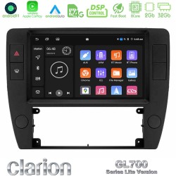 Clarion GL700 Lite Series 8Core Android11 2+32GB VW Passat B5 2001-2005 Navigation Multimedia Tablet 9" Με Carplay & Android Auto