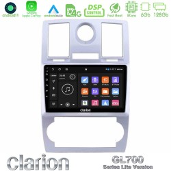Clarion GL700 Lite Series 8Core Android11 6+128GB Chrysler 300C Navigation Multimedia Tablet 9" Με Carplay & Android Auto