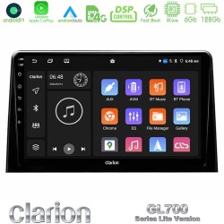 Clarion GL700 Lite Series 8Core Android11 6+128GB Peugeot Partner / Citroen Berlingo 2020-> Navigation Multimedia Tablet 10" Με Carplay & Android Auto