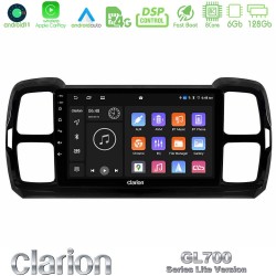 Clarion GL700 Lite Series Citroen DS5 Aircross 2017-2021 8Core Android11 6+128GB Navigation Multimedia Tablet 9" Με Carplay & Android Auto Με Carplay & Android Auto