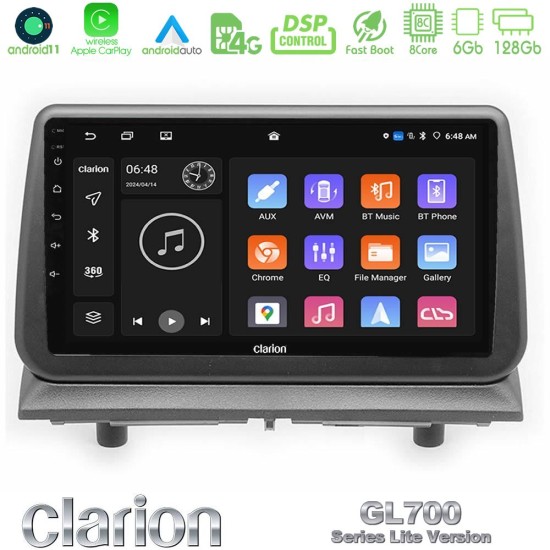 Clarion GL700 Lite Series Dodge Nitro 2007-2011 8Core Android11 6+128GB Navigation Multimedia Tablet 9" Με Carplay & Android Auto Με Carplay & Android Auto Clarion GL700 Lite Series Dodge Nitro 2007-2011 8Core Android11 6+128GB Navigation Multimedia Tablet 9" Με Carplay & Android Auto Με Carplay & Android Auto
