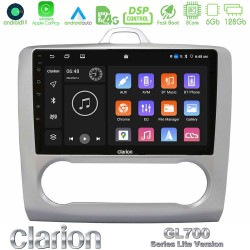 Clarion GL700 Lite Series 8Core Android11 6+128GB Ford Focus Auto AC Navigation Multimedia Tablet 9" Με Carplay & Android Auto Clarion GL700 Lite Series 8Core Android11 6+128GB Ford Focus Auto AC Navigation Multimedia Tablet 9" Με Carplay & Android Auto
