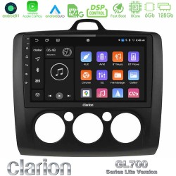 Clarion GL700 Lite Series 8Core Android11 6+128GB Ford Focus Manual AC Navigation Multimedia Tablet 9" (Μαύρο Χρώμα) Με Carplay & Android Auto Clarion GL700 Lite Series 8Core Android11 6+128GB Ford Focus Manual AC Navigation Multimedia Tablet 9" (Μαύρο Χρώμα) Με Carplay & Android Auto