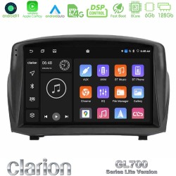 Clarion GL700 Lite Series 8Core Android11 6+128GB Ford Fiesta 2008-2016 Navigation Multimedia Tablet 9" (Oem Style) Με Carplay & Android Auto Clarion GL700 Lite Series 8Core Android11 6+128GB Ford Fiesta 2008-2016 Navigation Multimedia Tablet 9" (Oem Style) Με Carplay & Android Auto