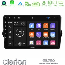 Clarion GL700 Lite Series 8Core Android11 6+128GB Fiat Tipo 2015-2022 (Hatchback) Navigation Multimedia Tablet 9" Με Carplay & Android Auto Clarion GL700 Lite Series 8Core Android11 6+128GB Fiat Tipo 2015-2022 (Hatchback) Navigation Multimedia Tablet 9" Με Carplay & Android Auto