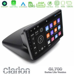 Clarion GL700 Lite Series 8Core Android11 6+128GB Fiat Doblo 2002-2009 Navigation Multimedia Tablet 10" Με Carplay & Android Auto Clarion GL700 Lite Series 8Core Android11 6+128GB Fiat Doblo 2002-2009 Navigation Multimedia Tablet 10" Με Carplay & Android Auto