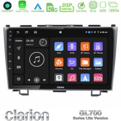 Clarion GL700 Lite Series 8Core Android11 6+128GB Honda CRV Navigation Multimedia Tablet 9" Με Carplay & Android Auto