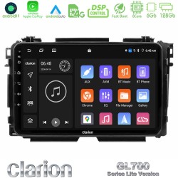 Clarion GL700 Lite Series 8Core Android11 6+128GB Honda HR-V Navigation Multimedia Tablet 9" Με Carplay & Android Auto