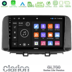 Clarion GL700 Lite Series 8Core Android11 6+128GB Hyundai Kona 2018-2023 Navigation Multimedia Tablet 10" Με Carplay & Android Auto
