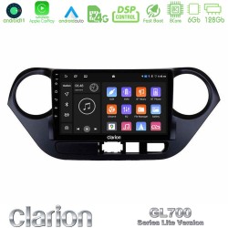 Clarion GL700 Lite Series 8Core Android11 6+128GB Hyundai i10 2014-2020 Navigation Multimedia Tablet 9" Με Carplay & Android Auto