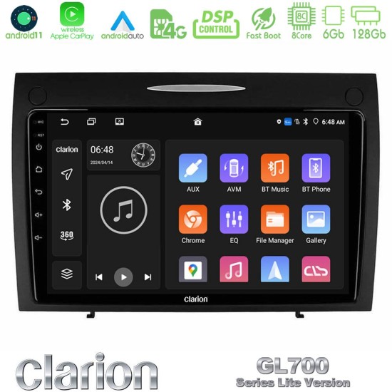 Clarion GL700 Lite Series 8Core Android11 6+128GB Mercedes SLK Class Navigation Multimedia Tablet 9" Με Carplay & Android Auto Clarion GL700 Lite Series 8Core Android11 6+128GB Mercedes SLK Class Navigation Multimedia Tablet 9" Με Carplay & Android Auto