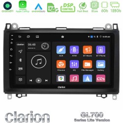 Clarion GL700 Lite Series 8Core Android11 6+128GB Mercedes A/B/Vito/Sprinter Class Navigation Multimedia Tablet 9" Με Carplay & Android Auto