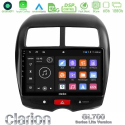 Clarion GL700 Lite Series 8Core Android11 6+128GB Mitsubishi ASX Navigation Multimedia Tablet 10" Με Carplay & Android Auto