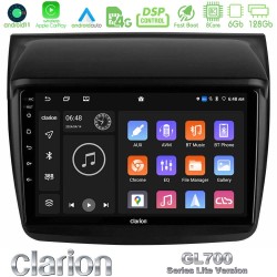 Clarion GL700 Lite Series 8Core Android11 6+128GB Mitsubishi L200 Navigation Multimedia Tablet 9" Με Carplay & Android Auto