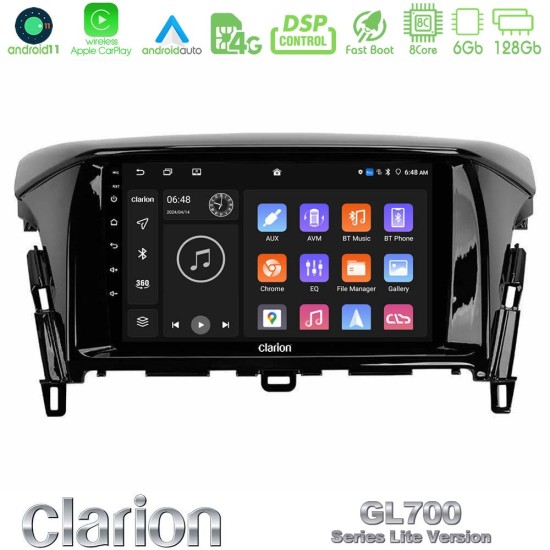 Clarion GL700 Lite Series 8Core Android11 6+128GB Mitsubishi Eclipse Cross Navigation Multimedia Tablet 9" Με Carplay & Android Auto Clarion GL700 Lite Series 8Core Android11 6+128GB Mitsubishi Eclipse Cross Navigation Multimedia Tablet 9" Με Carplay & Android Auto