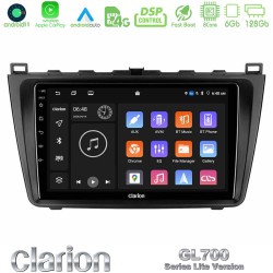 Clarion GL700 Lite Series 8Core Android11 6+128GB Mazda 6 2008-2012 Navigation Multimedia Tablet 9" Με Carplay & Android Auto Clarion GL700 Lite Series 8Core Android11 6+128GB Mazda 6 2008-2012 Navigation Multimedia Tablet 9" Με Carplay & Android Auto