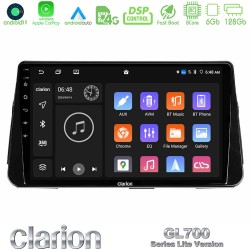 Clarion GL700 Lite Series 8Core Android11 6+128GB Nissan Micra K14 Navigation Multimedia Tablet 9" Με Carplay & Android Auto
