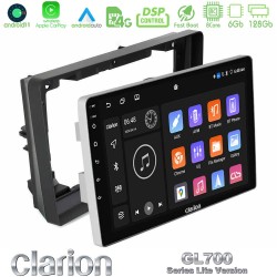 Clarion GL700 Lite Series 8Core Android11 6+128GB Peugeot 308 2013-2020 Navigation Multimedia Tablet 9" Με Carplay & Android Auto