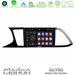 Clarion GL700 Lite Series 8Core Android11 6+128GB Seat Leon 2013 – 2019 Navigation Multimedia Tablet 9" Με Carplay & Android Auto Clarion GL700 Lite Series 8Core Android11 6+128GB Seat Leon 2013 – 2019 Navigation Multimedia Tablet 9" Με Carplay & Android Auto