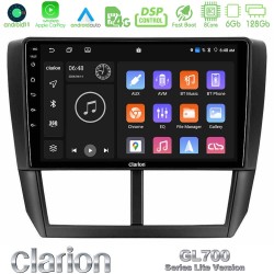 Clarion GL700 Lite Series 8Core Android11 6+128GB Subaru Forester Navigation Multimedia Tablet 9" Με Carplay & Android Auto Clarion GL700 Lite Series 8Core Android11 6+128GB Subaru Forester Navigation Multimedia Tablet 9" Με Carplay & Android Auto