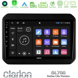 Clarion GL700 Lite Series 8Core Android11 6+128GB Suzuki Ignis Navigation Multimedia Tablet 9" Με Carplay & Android Auto