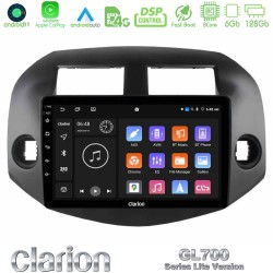 Clarion GL700 Lite Series 8Core Android11 6+128GB Toyota Rav4 2006-2012 Navigation Multimedia Tablet 10" Με Carplay & Android Auto