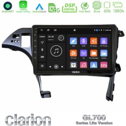 Clarion GL700 Lite Series 8Core Android11 6+128GB Toyota Prius 2010-2015 Navigation Multimedia Tablet 10" Με Carplay & Android Auto