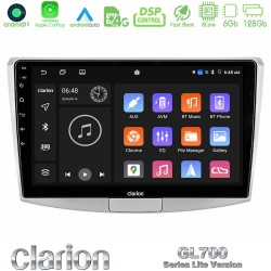 Clarion GL700 Lite Series 8Core Android11 6+128GB VW Passat Navigation Multimedia Tablet 10" Με Carplay & Android Auto Clarion GL700 Lite Series 8Core Android11 6+128GB VW Passat Navigation Multimedia Tablet 10" Με Carplay & Android Auto