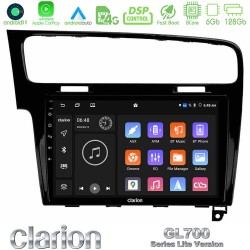 Clarion GL700 Lite Series 8Core Android11 6+128GB VW GOLF 7 Navigation Multimedia Tablet 10" Με Carplay & Android Auto