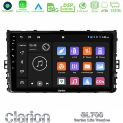 Clarion GL700 Lite Series 8Core Android11 6+128GB VW MQB 2017-> Navigation Multimedia Tablet 9" Με Carplay & Android Auto Clarion GL700 Lite Series 8Core Android11 6+128GB VW MQB 2017-> Navigation Multimedia Tablet 9" Με Carplay & Android Auto