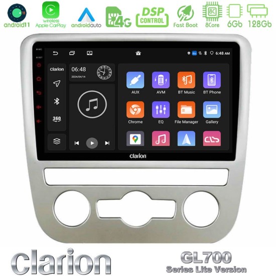 Clarion GL700 Lite Series 8Core Android11 6+128GB VW Scirocco 2008 – 2014 Navigation Multimedia Tablet 9" Με Carplay & Android Auto Clarion GL700 Lite Series 8Core Android11 6+128GB VW Scirocco 2008 – 2014 Navigation Multimedia Tablet 9" Με Carplay & Android Auto