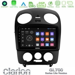 Clarion GL700 Lite Series 8Core Android11 6+128GB VW Beetle Navigation Multimedia Tablet 9" Με Carplay & Android Auto
