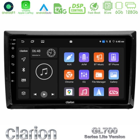 Clarion GL700 Lite Series 8Core Android11 6+128GB VW Beetle Navigation Multimedia Tablet 9" Με Carplay & Android Auto Clarion GL700 Lite Series 8Core Android11 6+128GB VW Beetle Navigation Multimedia Tablet 9" Με Carplay & Android Auto