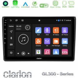 Clarion GL300 Series 4Core Android11 2+32GB Audi A4 B7 Navigation Multimedia Tablet 9" Με Carplay & Android Auto Clarion GL300 Series 4Core Android11 2+32GB Audi A4 B7 Navigation Multimedia Tablet 9" Με Carplay & Android Auto
